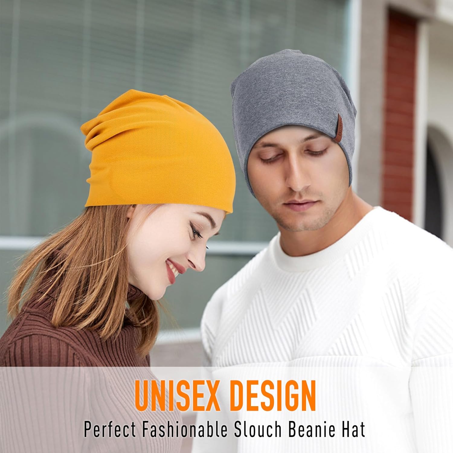 Slouchy Beanie for Women Cotton Beanies Hats Men Lightweight Soft Chemo Headwear Warm Skull Cap for All Seasons - Image 7