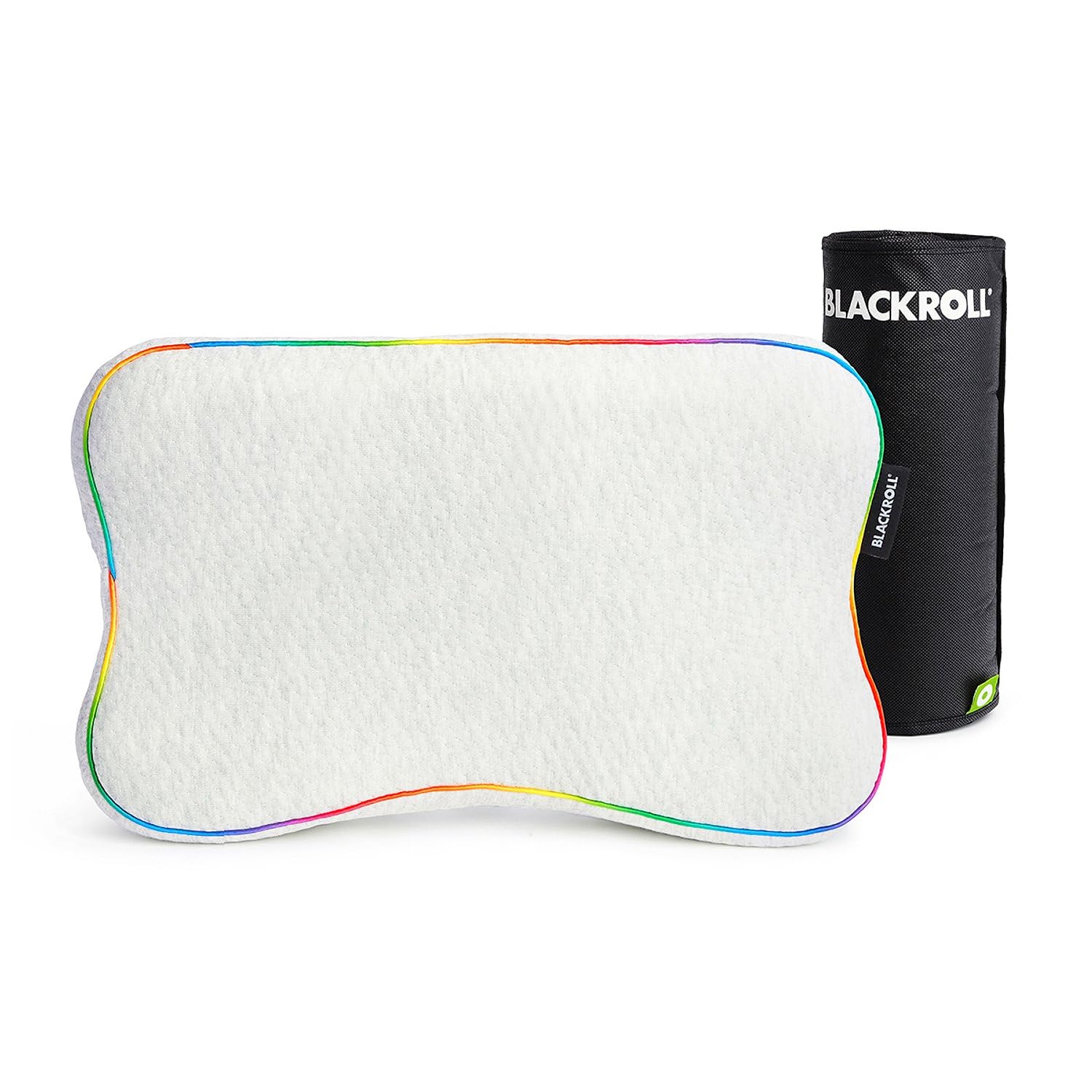 BLACKROLL Recovery Pillow Kids Coussin de nuque ergonomique pour enfants à partir de 4 ans avec sac de voyage pour les voyages, coussin de nuque en mousse à mémoire de forme en viscose à mémoire de