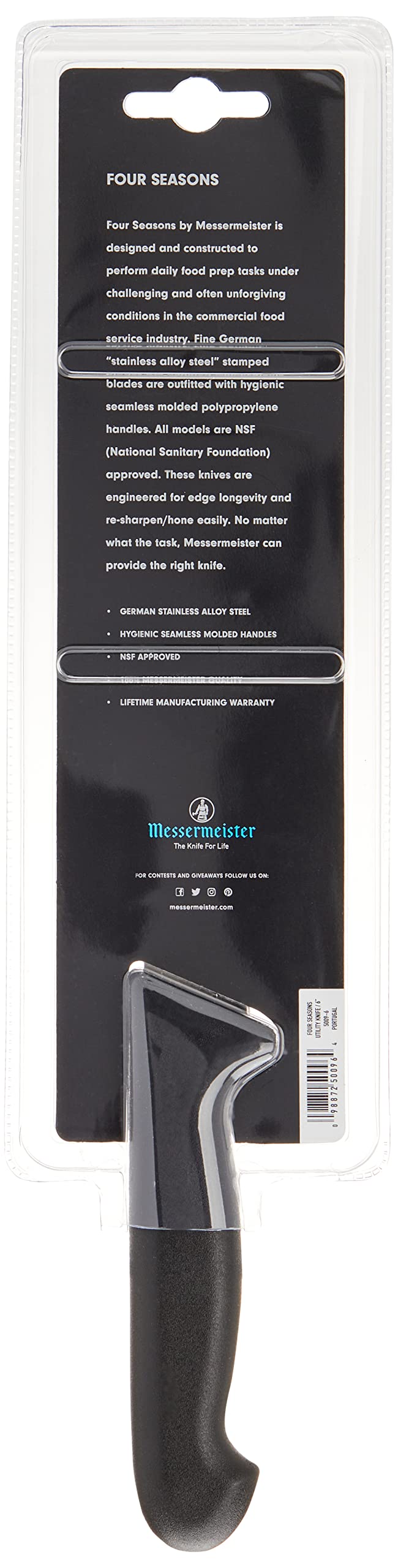 Messermeister Four Seasons Utility Knife, 6-Inch
