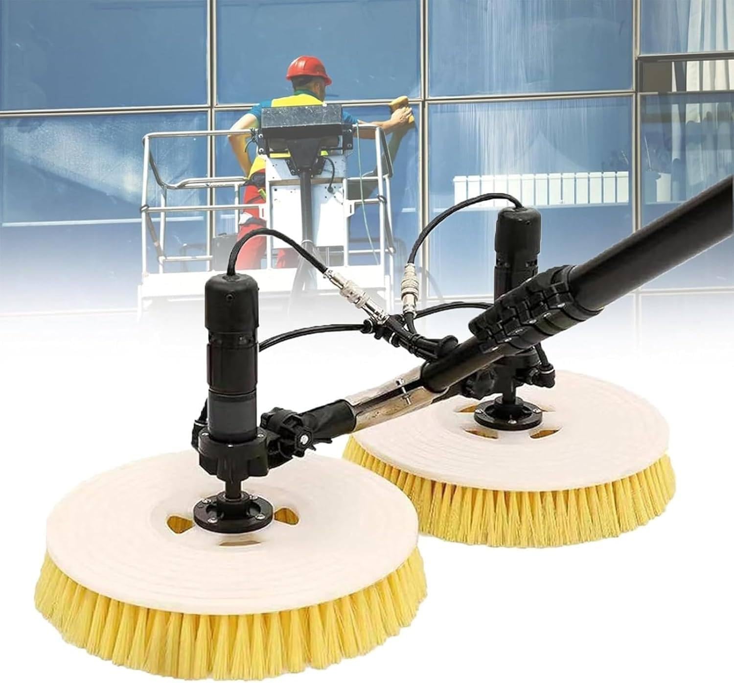 Aioneer Electric Solar Panel Cleaning Brush With Long Reach For Efficient Photovoltaic Maintenance-Batteryversion-3.5M(11.5ft)