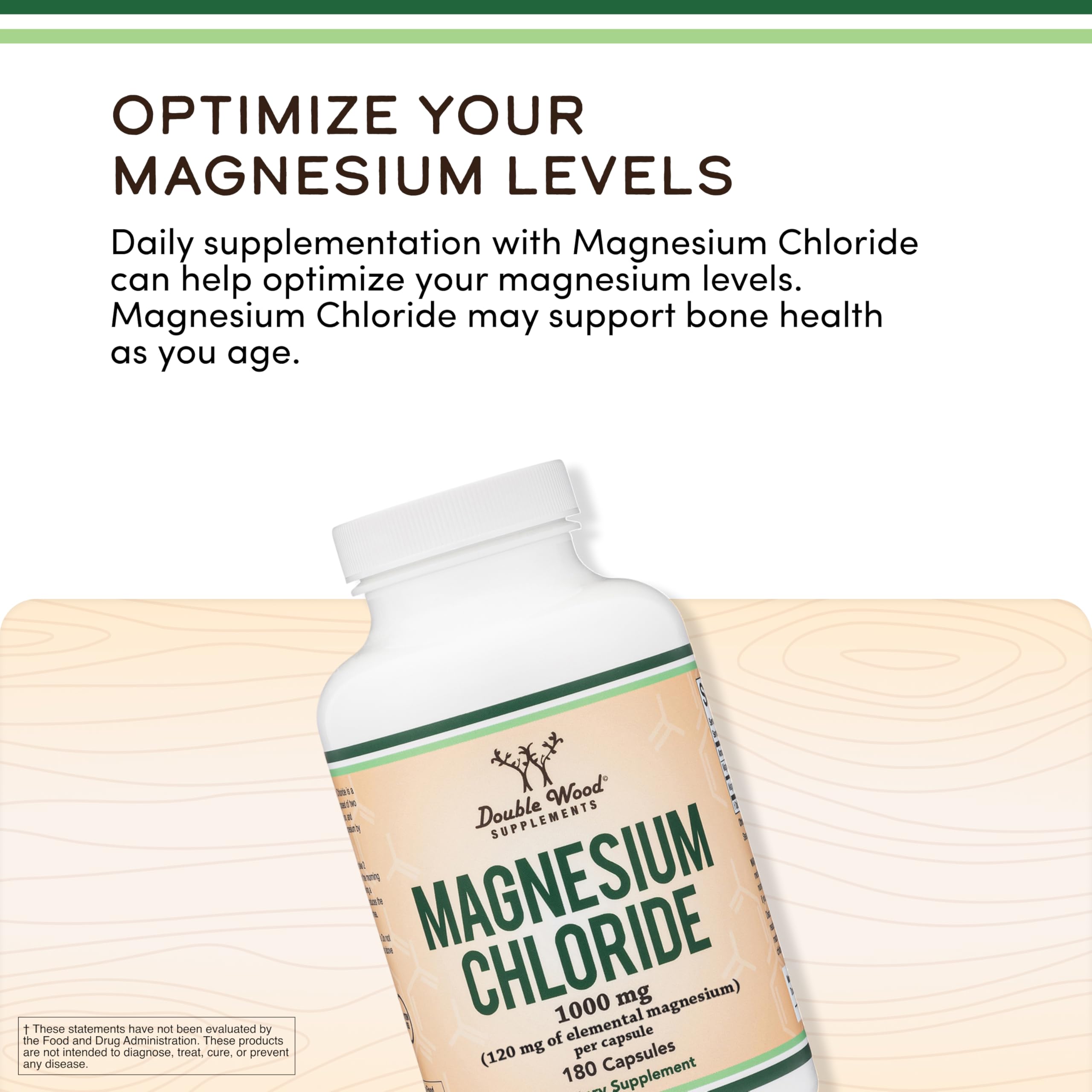 Magnesium Chloride 1,000mg, Sleep, Muscle + Digestion Support, 180 Capsules — Amazon image 4