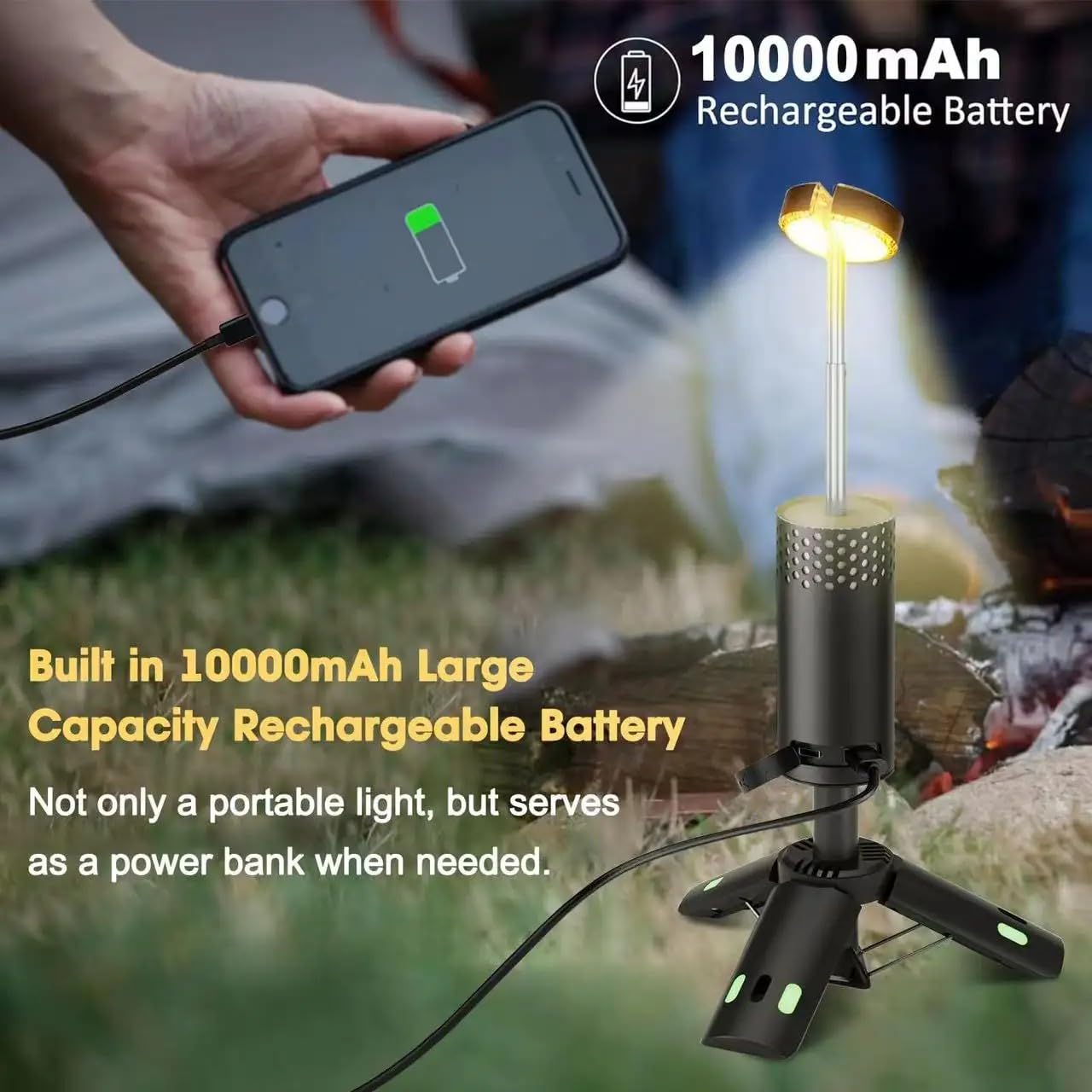 ライト・ランタン Outdoor Camping Adventure Lamp YL-302 Camping, Rechargeable Outdoor Camping Lamp, Portable LED Light for