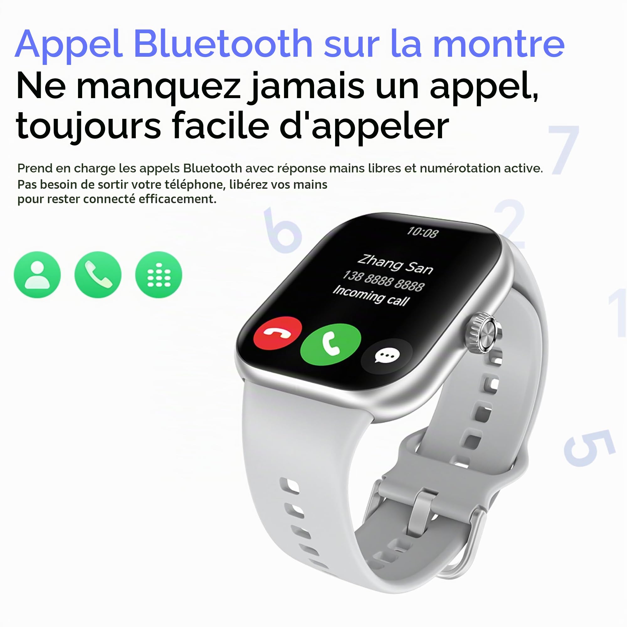 Honor Choice Watch 2 Pro Smartwatch, écran AMOLED de 5 cm, Batterie de 14 Jours, GPS intégré, Plus de 120 Modes Sportifs, jusqu'à 50 mètres de Profondeur, étanchéité IP68, Compatible Android et iOS