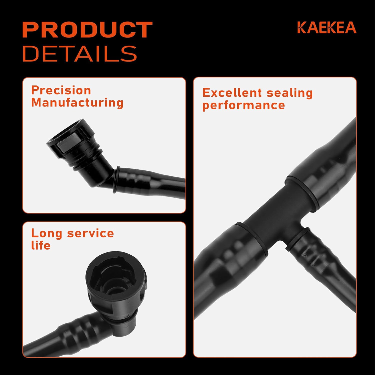 12673862 Positive Crankcase Ventilation Tube PCV Valve Hose Compatible With Chevrolet Cruze 2016-2019 Malibu 2016-2024 Trax 2019 Replacement 12666669