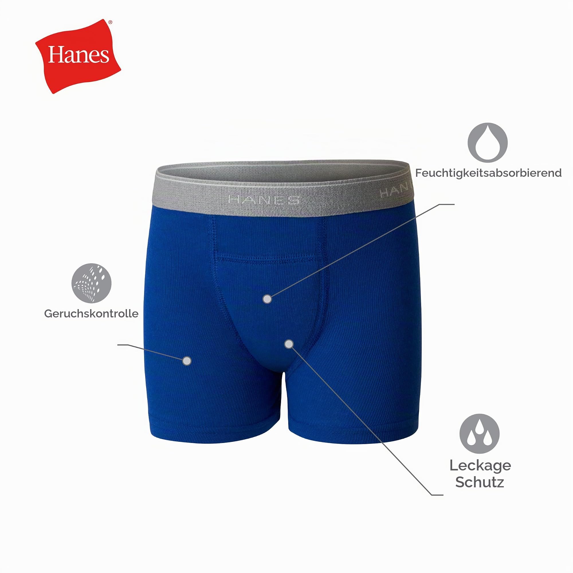 Hanes Jungen Trainingsunterwäsche für Babys und Kleinkinder (6er Pack)