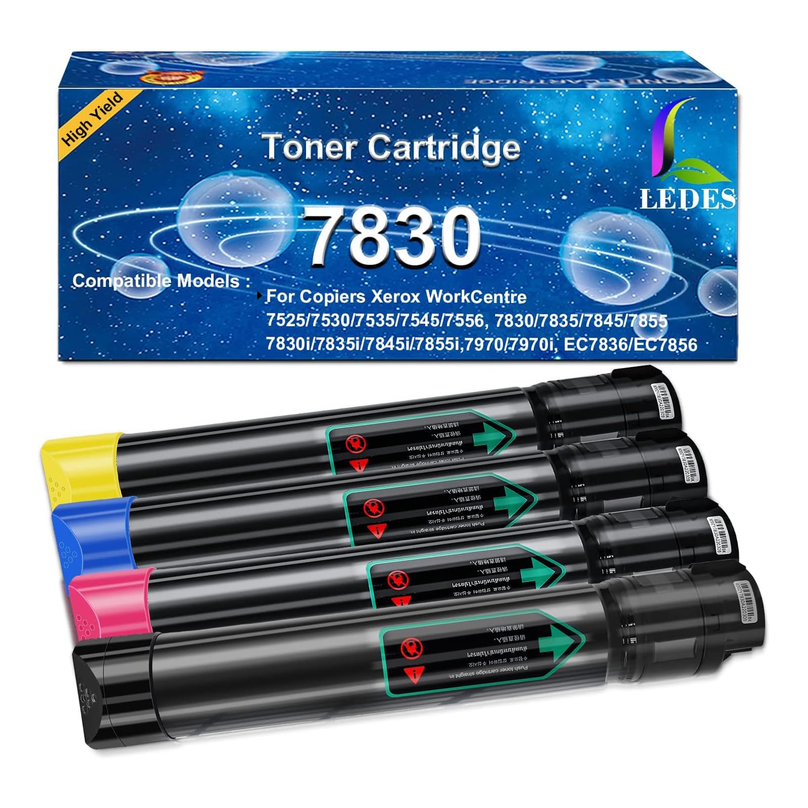 Compatible Toner Cartridge Replacement for Xerox WorkCentre 7830