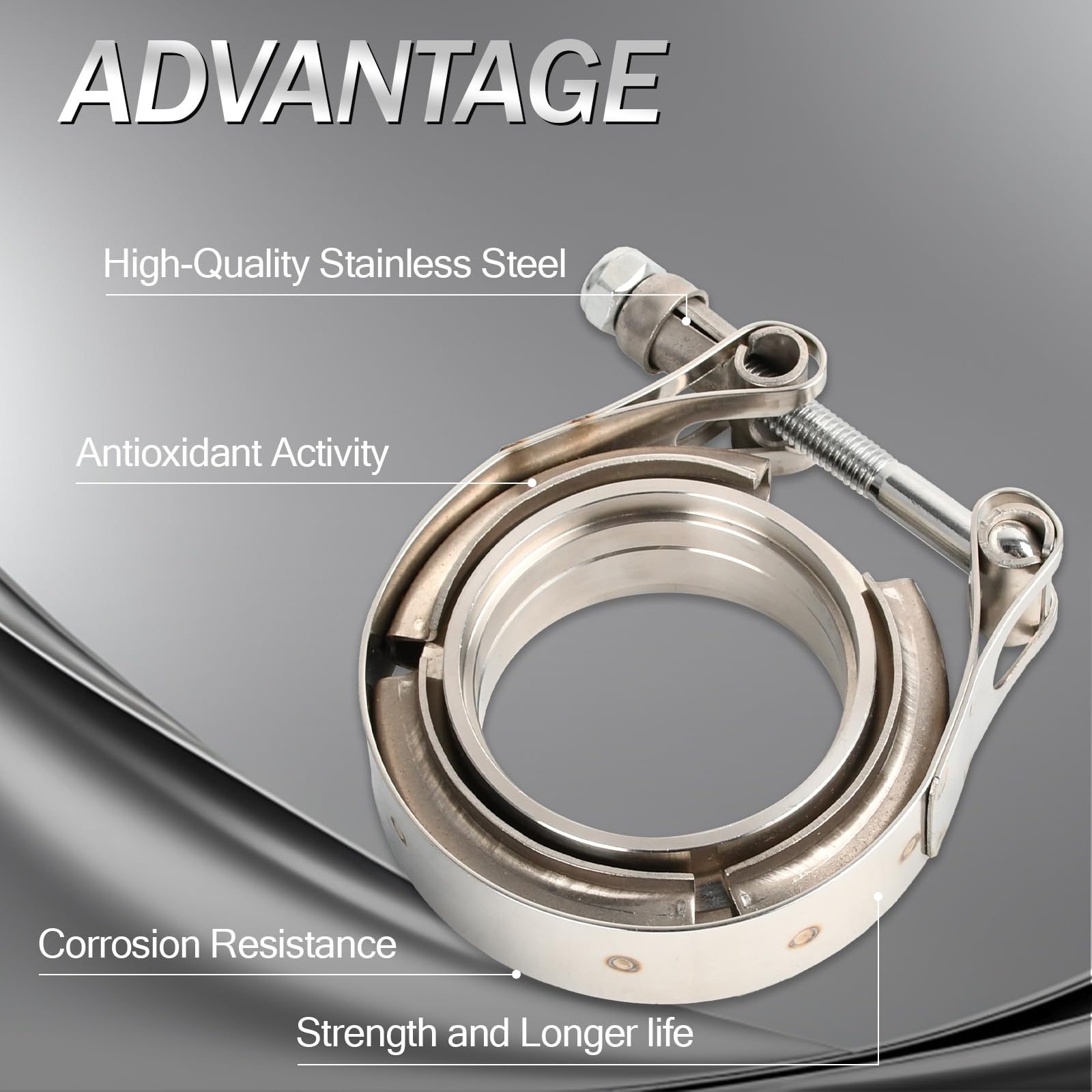 30mm Universal Flexible Exhaust Polylock 500mm Long