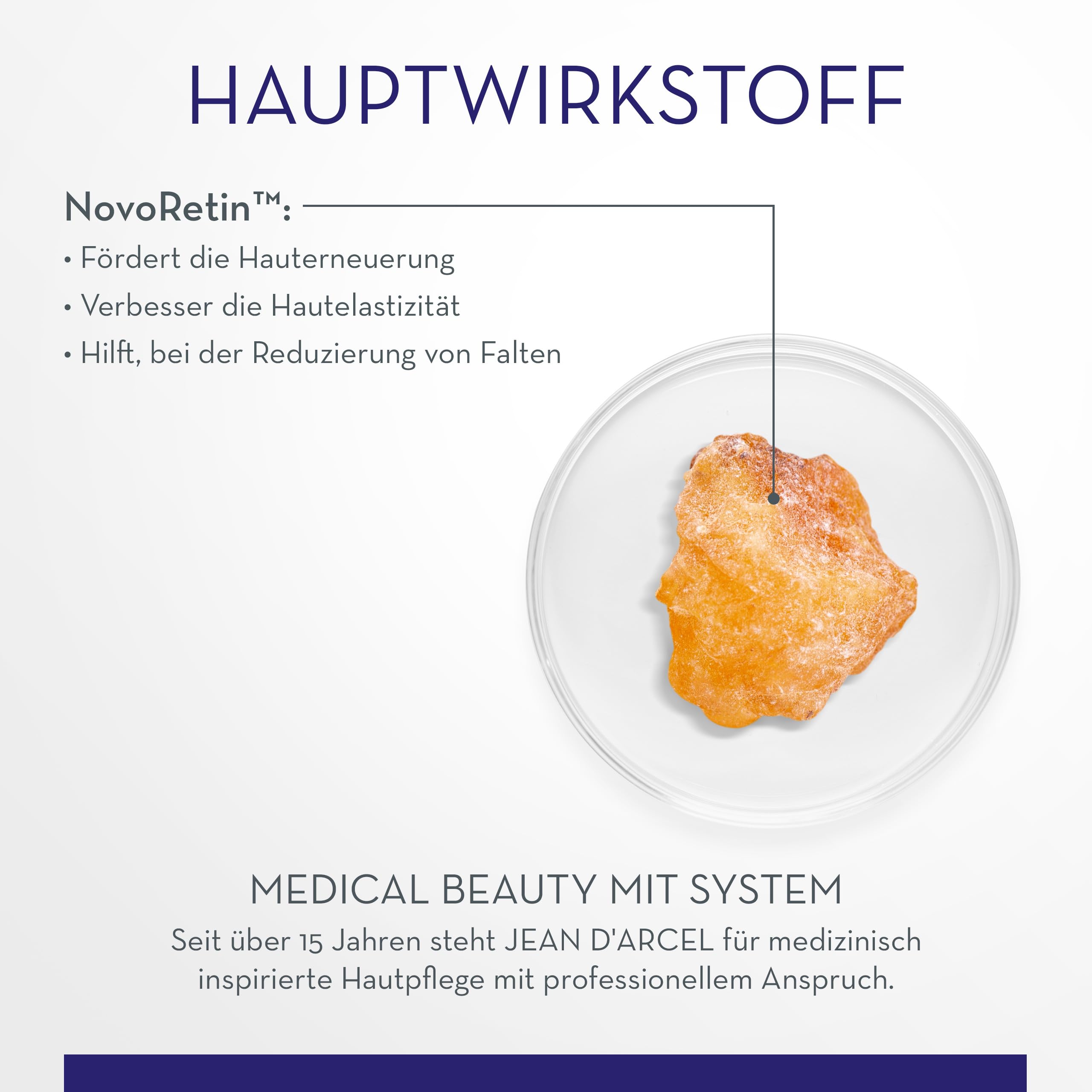 JEAN D'ARCEL ARCELMED Intensywny krem do twarzy przeciw starzeniu się, 24 h, retinol-like Cream rich 50 ml, redukuje zmarszczki, poprawia elastyczność i wygładza skórę