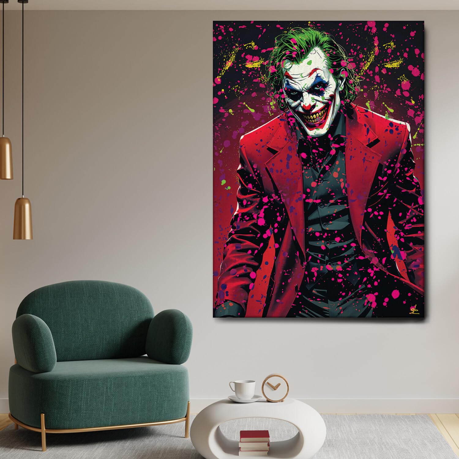 Giallobus Sternennacht-Pop-Art Gemälde Auf Acrylglas 140x100 Cm - Moderne Wanddekoration