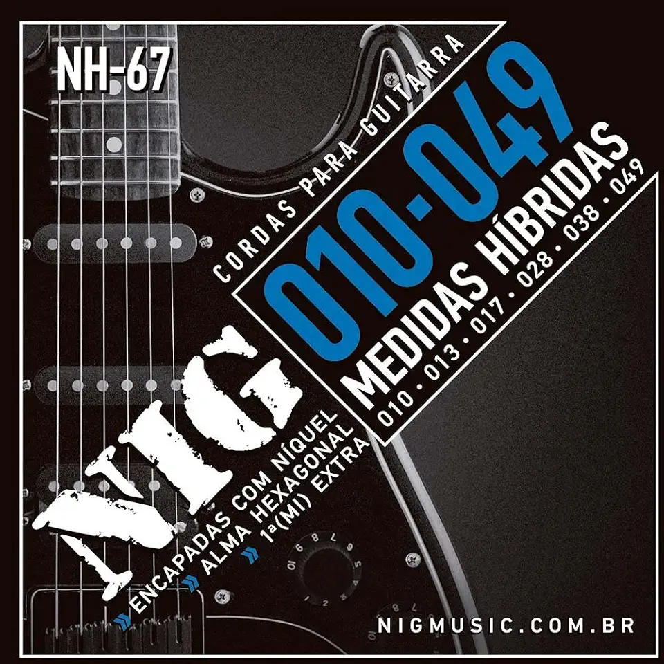 Corda Híbrida Nig Guitarra 010-049 - NH-67
