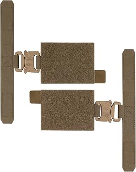 PETAC GEAR 2 PCS Tactical Cummerbund Adapters,Metal Buckle Kit Laser Cut Quick Release Set up with for FCPC FCSK V5 3AC Cummerbunds