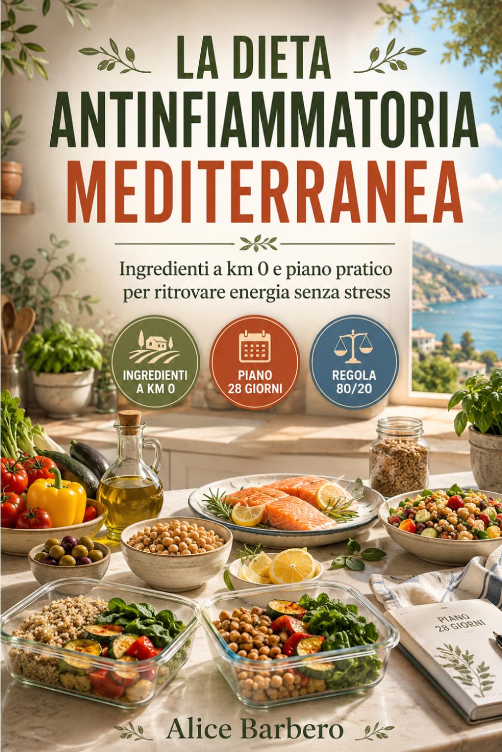 La Dieta Antinfiammatoria Mediterranea: Programma di 28 giorni con ricette semplici, pronte in 15-30 minuti, studiato per favorire il benessere dell’organismo. (Rinascita Metabolica)