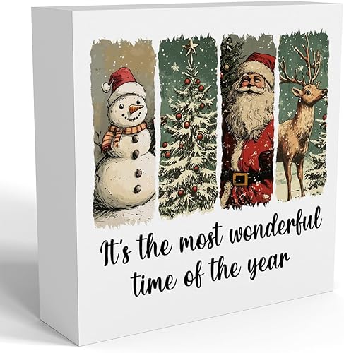 Miniatura 12 de Decoraciones de Navidad, gnomos de Navidad para interiores, letrero de árbol de Navidad con purpurina roja, regalo para mujeres amigas, letrero de