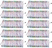 Vista 8 de ALITOVE WS2811 - Luz LED RGB digital difundida de 0.472 in, módulo de píxeles LED redondo direccionable individualmente IP68 impermeable DC 5V 50