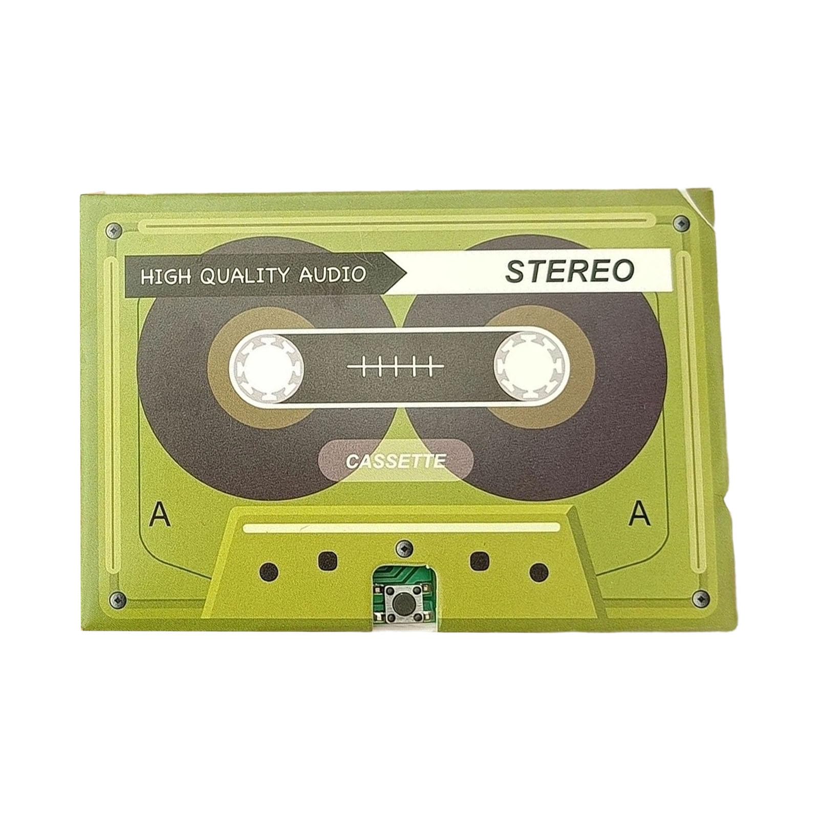 LUCKGONI Valentines Day Recordable Greeting Card With Voice Recorder Chip For Romantics Messages Cassettes Tape Gifts Card