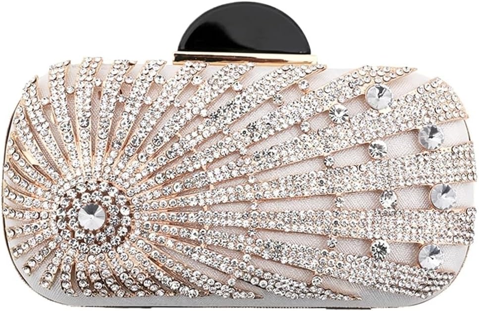 Diamond-encrusted Dress Hand Dinner Bag Rhinestone Shoulder Cross-body Chain Bag