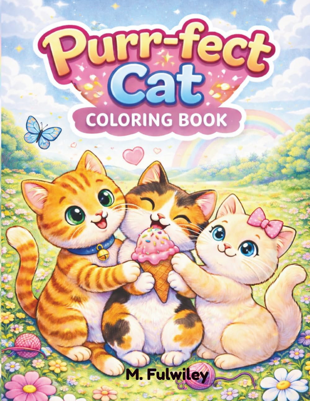 Purr-fect Cat Coloring Book