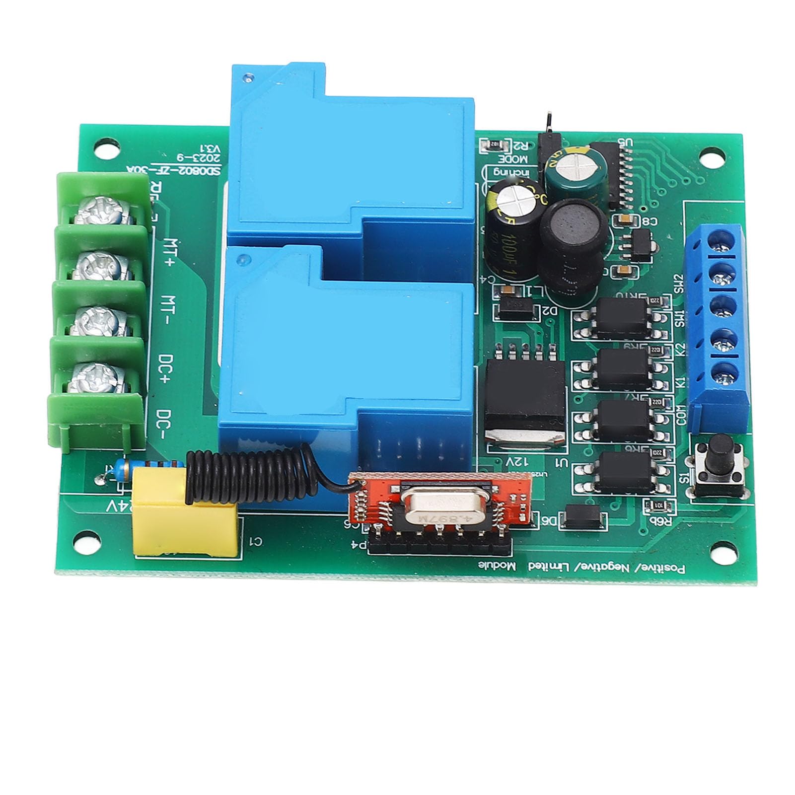 Module Commande Moteur DC Télécommande Contrôle Avant Arrière 2 Vitesses pour Robot Voiture RC