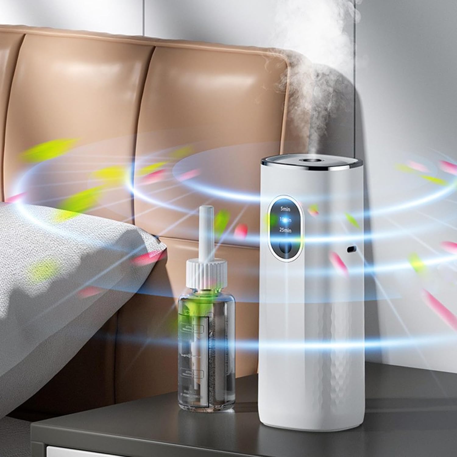 GenericPortable Humidifier-for Bedroom＆Office Diffuser Oil Diffuser, Home Store Hotel Large Room Office,Silent Essential Oil Diffuser 50ml
