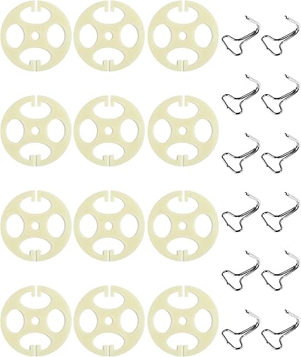 Zlirfy - Juego de 12 fundas de asiento de automóvil, ganchos de metal para placa de ciruela, accesorios de funda de asiento de automóvil, 6 fundas