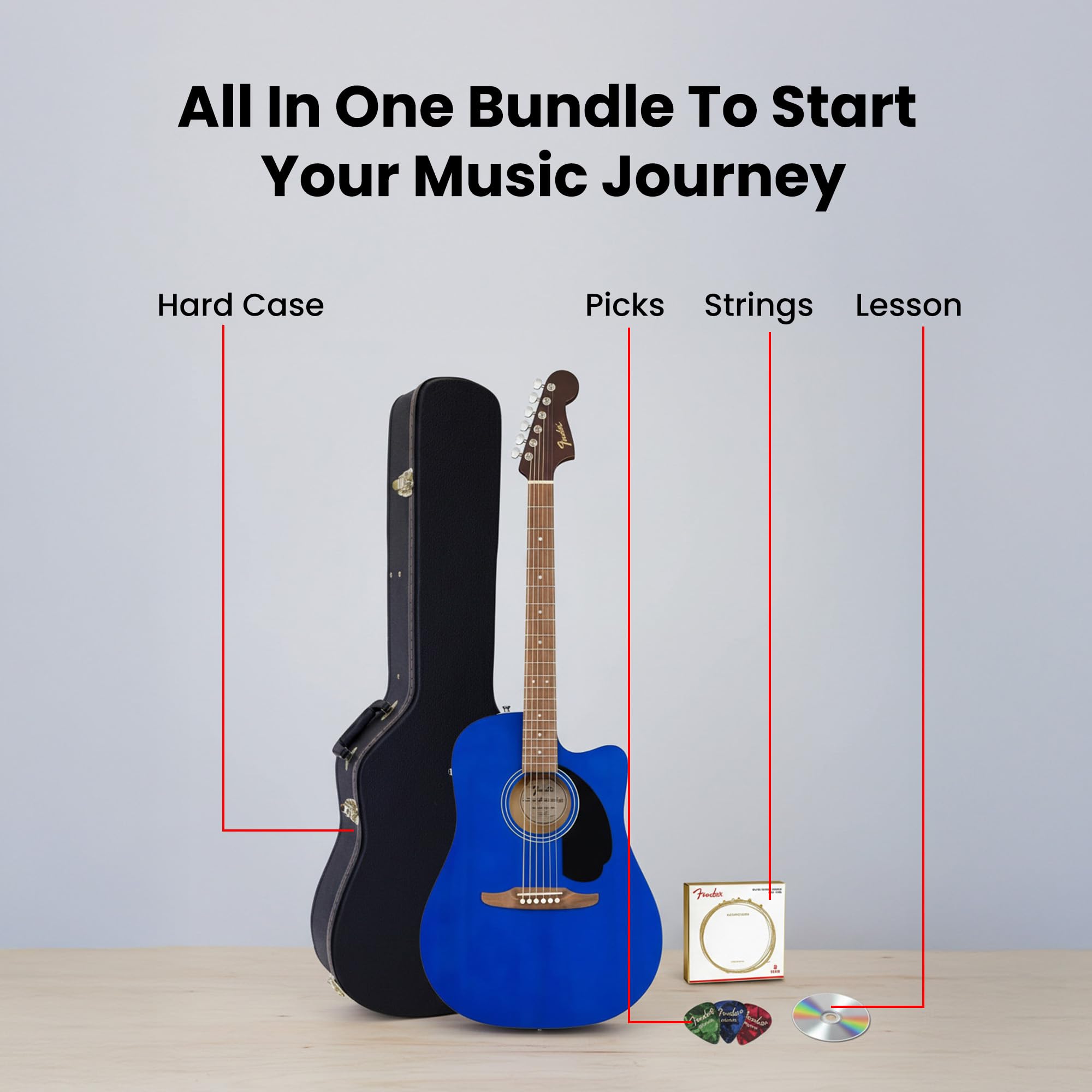 Amazon.com: Fender California Redondo CE Acoustic-Electric Guitar