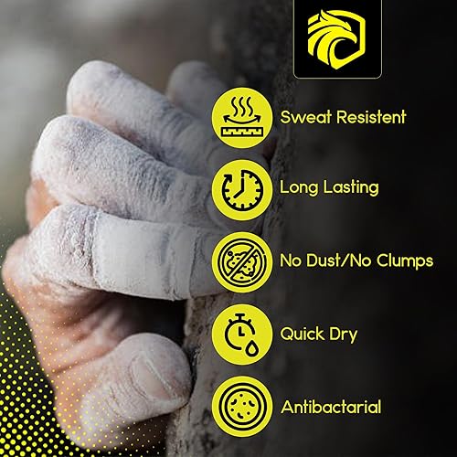 Miniatura 2 de EAGLES Pro Grade Gym Liquid Chalk 50, 120 or 280ml Mess-Free Chalk for Weightlifting, Gymnastics Rock Climbing, Pole Grip, Sports Dries in Seconds