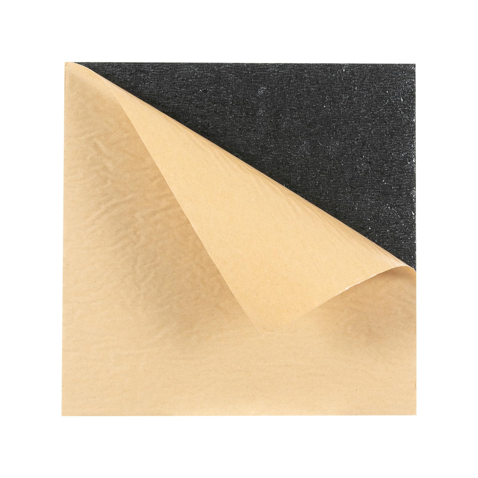 18 pannelli acustici autoadesivi in fibra di poliestere per soggiorno, ufficio, sala giochi, kTV, cinema, camera da letto, 30 x 30 cm (nero)