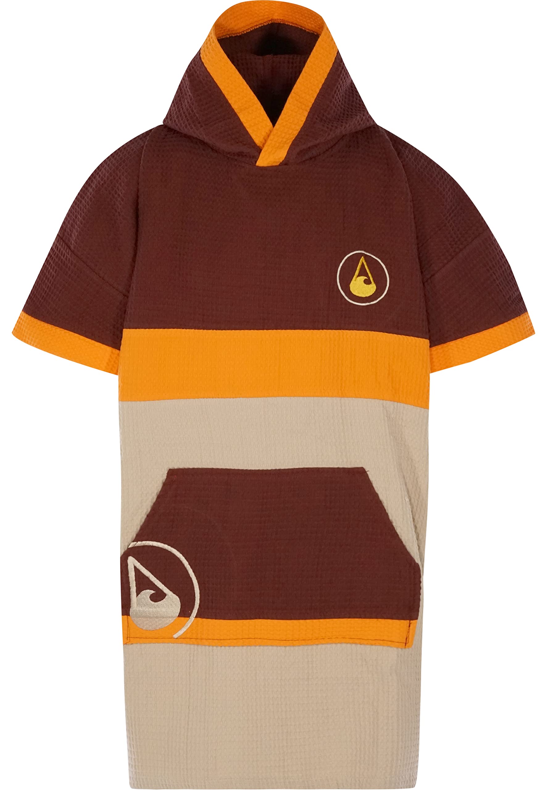 WAVE HAWAII Poncho de baño para Hombre y Mujer, Talla L/XL, 170-200 cm, 100% algodón, Poncho de Surf para Adultos, Toalla de Viaje con Alta absorción de Agua, Ayuda a la Playa para Adultos