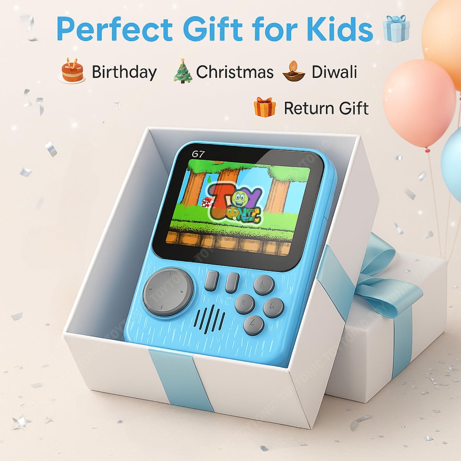 TOYTONIC Retro Handheld Gaming Console for Kids & Adults — Amazon image 8
