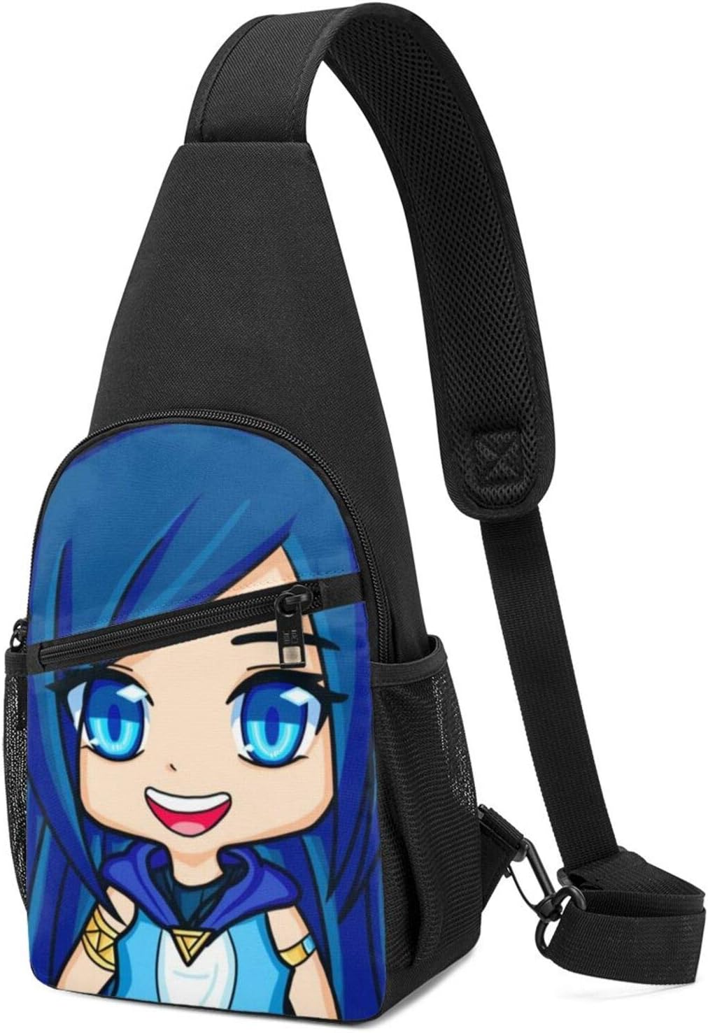 Men'S The Krew Funneh Merch Sling Bag Chest Shoulder