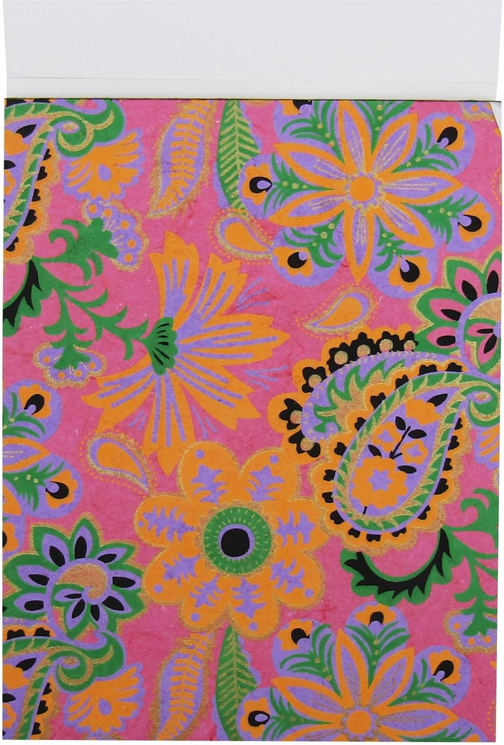 Paperhues Namaste India Collection Handmade Scrapbook Papers 8.5x11" Pad, 36 Sheets.