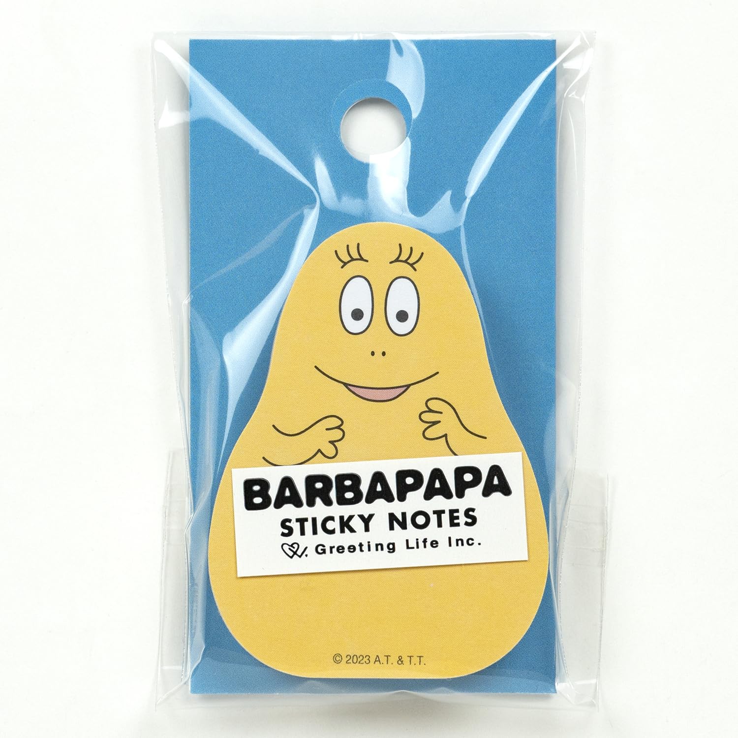 Barbapapa Greeting Life Die Cut Sticky Notes Zoo BBPG-304 Yellow
