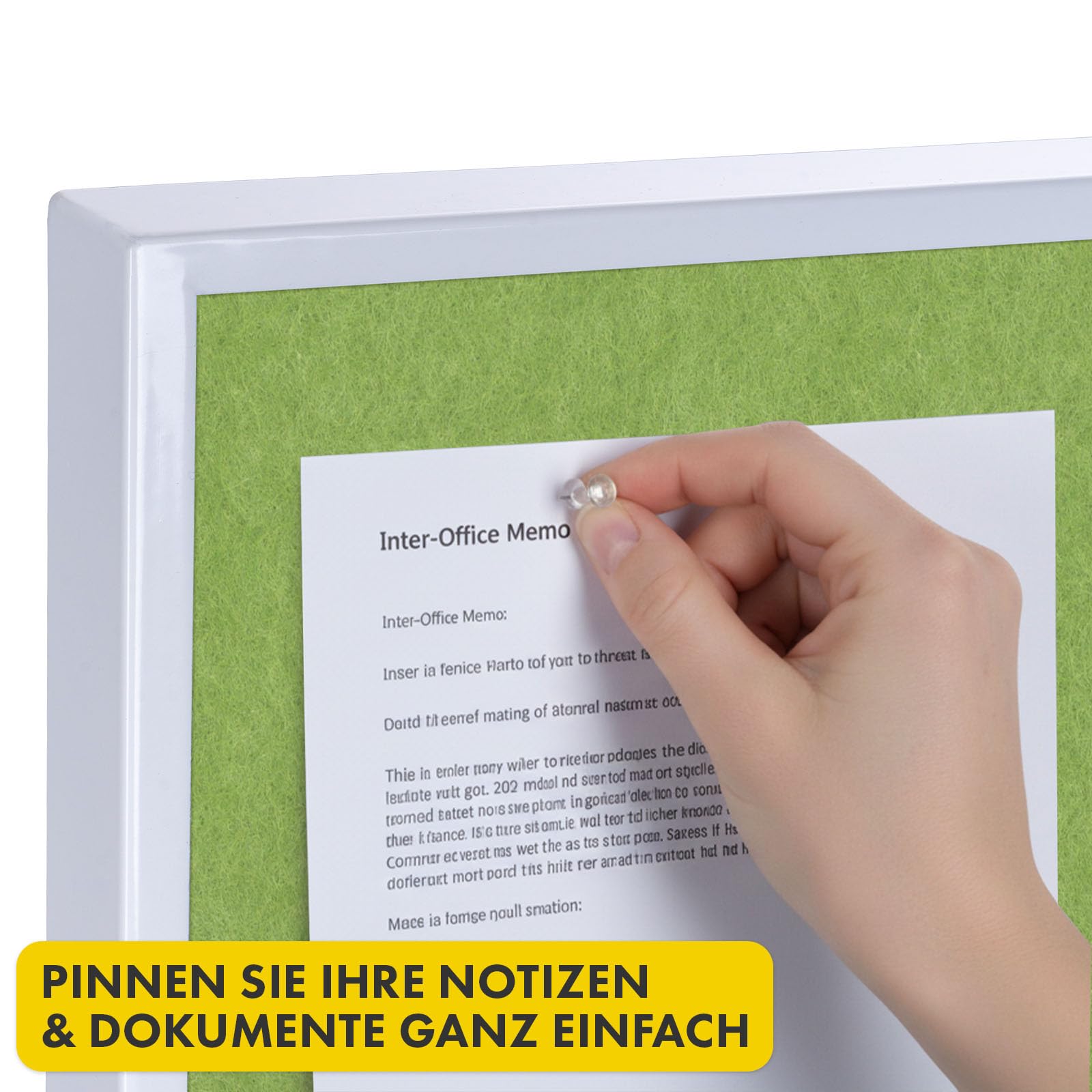 OfficeMarshal Moderationwand Doppelseitig 80 x 120 cm Präsentationstafel mit feststellbaren Rollen - Filztafel Pinnwand - Stabiler Metallrahmen - Giant (Grün)