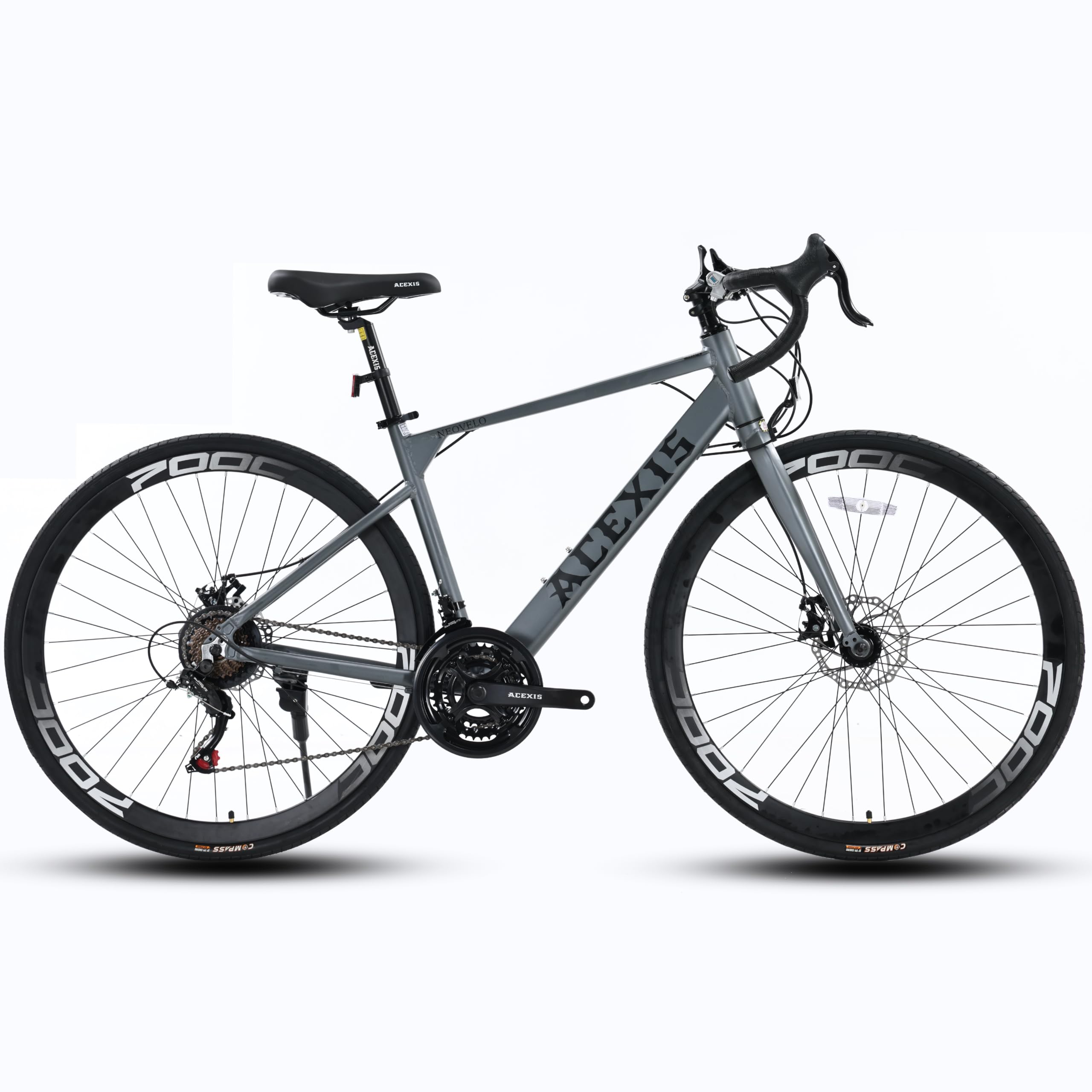 Amazon | ACEXIS ロードバイク 自転車 シマノ21段変速 アルミフレーム