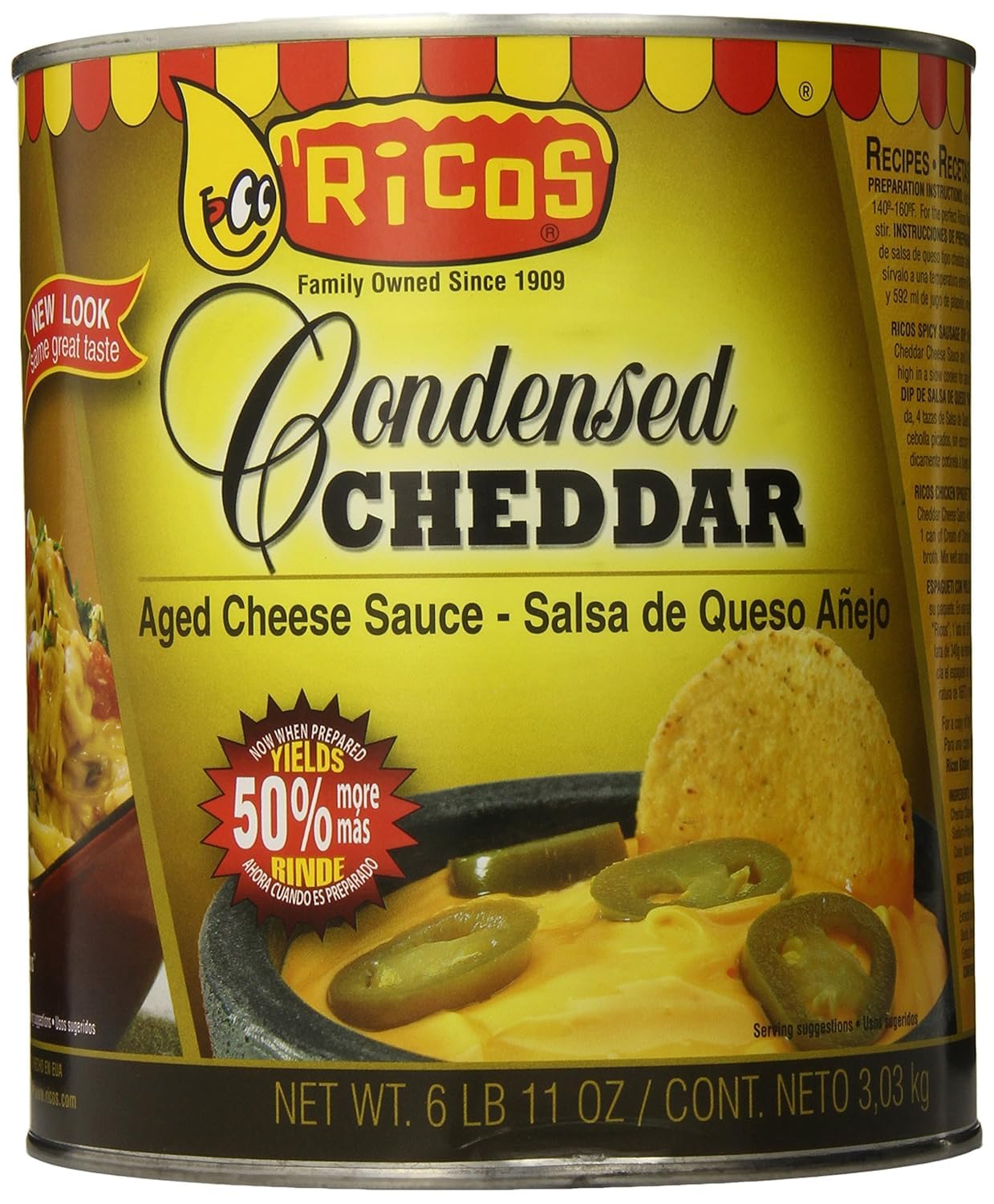 Cheddar Cheese Sauce, 107 Ounce Can