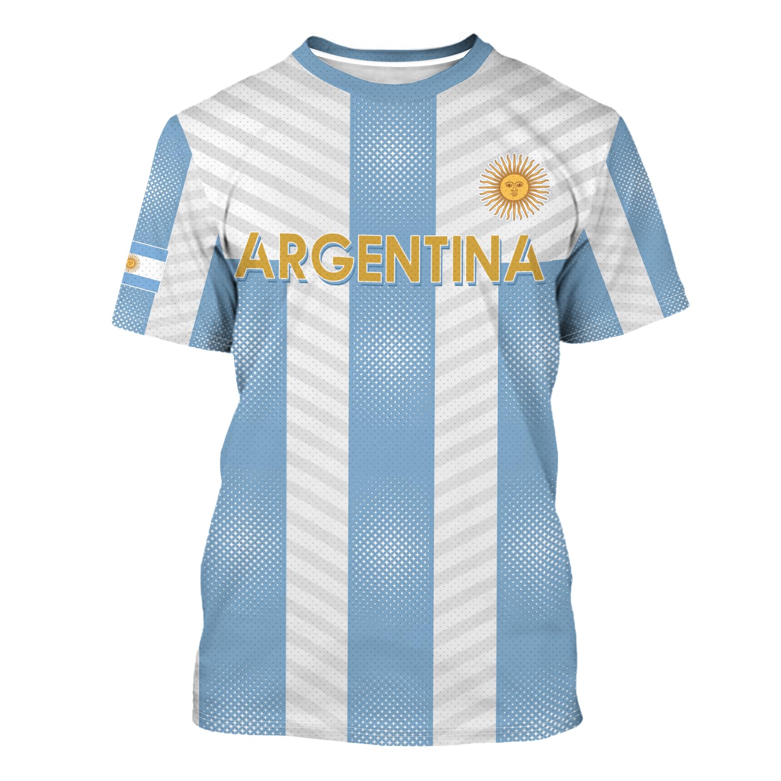 National Soccer Shirt for Men Football Jersey Style T-Shirt Casual Training Tee for Fans…