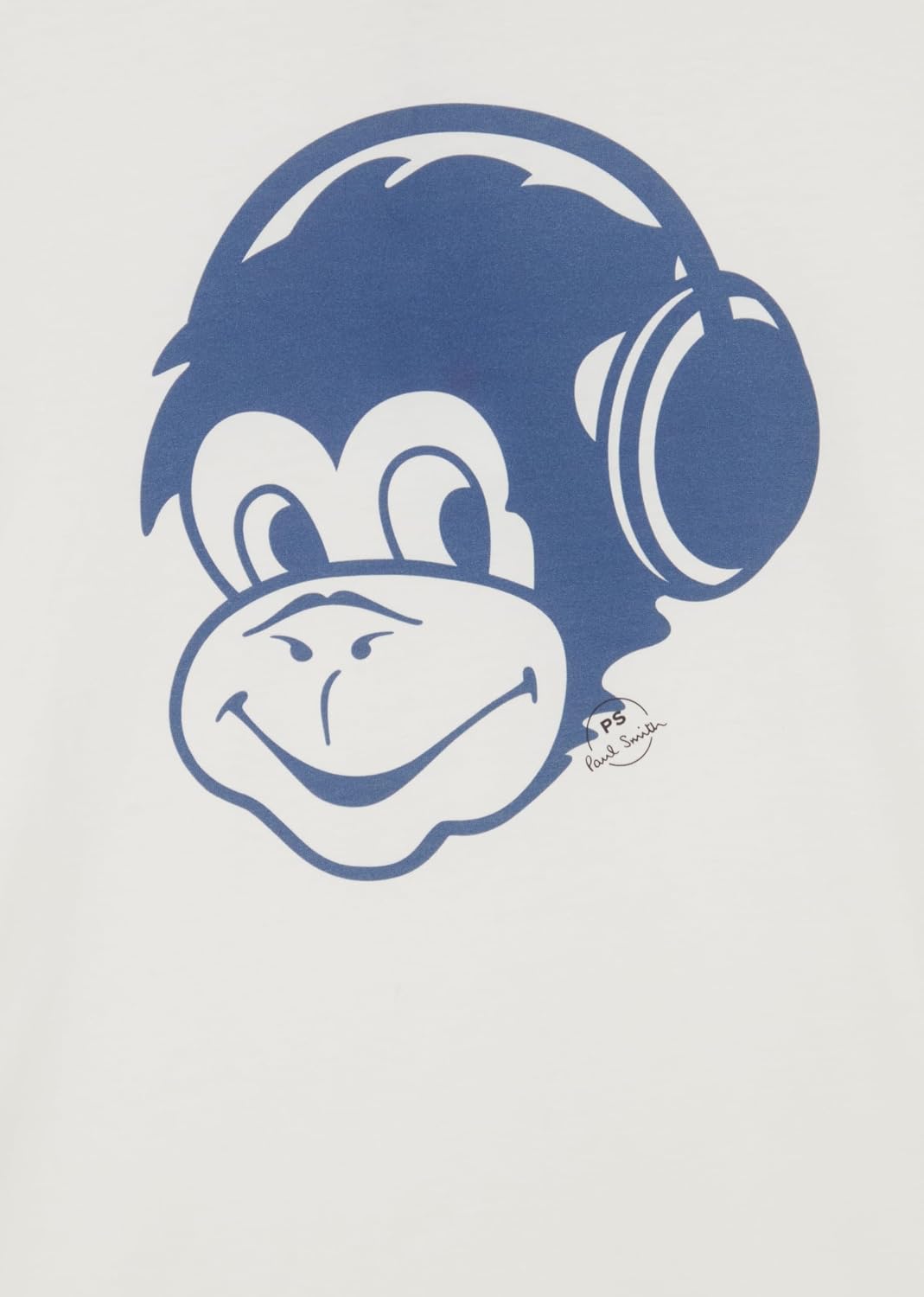 Paul Smith Men's Mens Casual Fit T Shirt Monkey Headphone