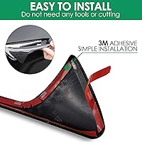 Vista 4 de 2 fundas laterales para cámara compatible con Tesla Modelo 3 (2017-2023) Modelo Y (2019-2022), cubiertas laterales de señal de giro, accesorios