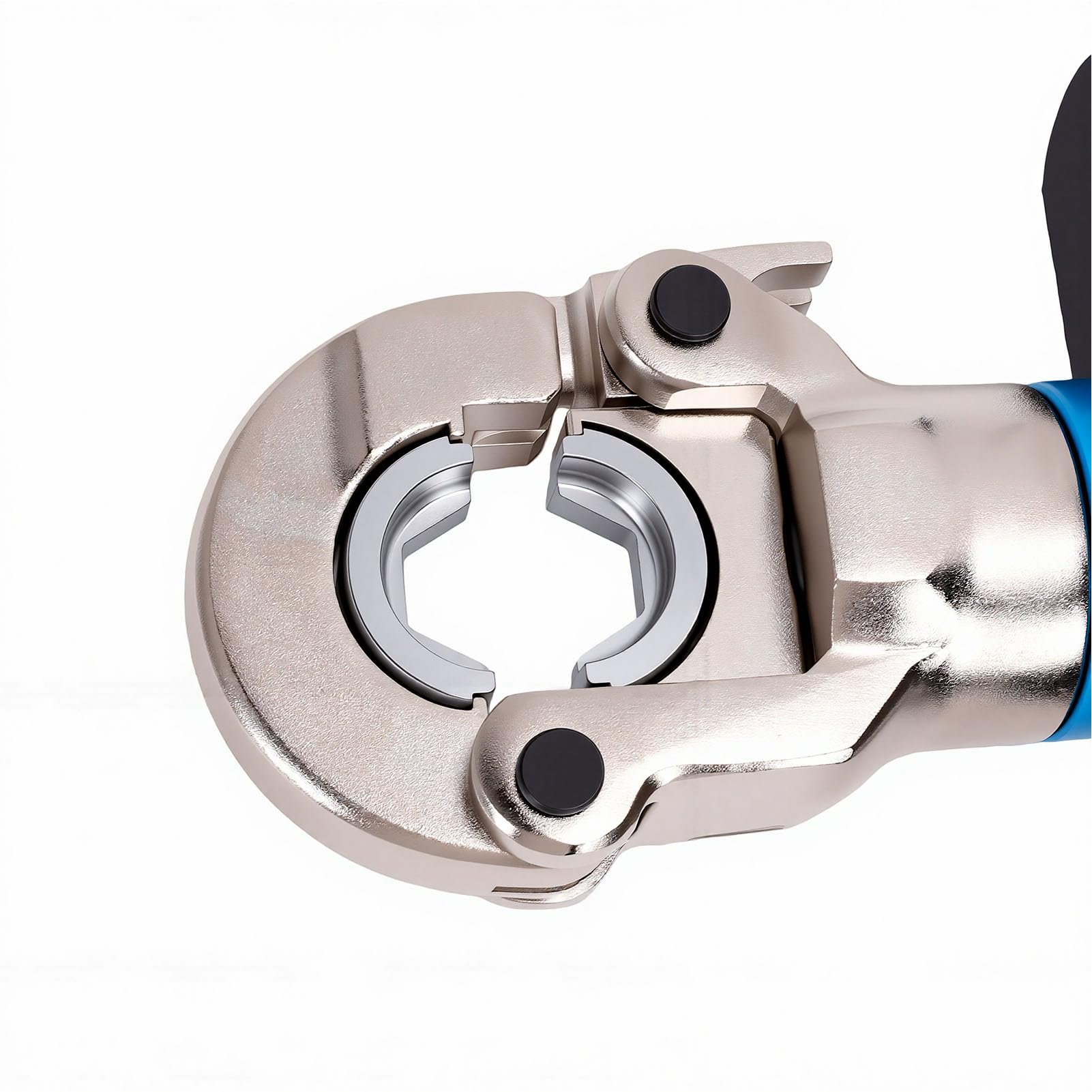 Gonetre Elektrische Hydraulische Crimpzange, 90 KN Kabelloses Kabelschuhwerkzeug mit 12 Sechskantbacken 10–300 mm² für BL1815 BL1820 BL1830 BL1840 BL1850 BL1860 BL1845