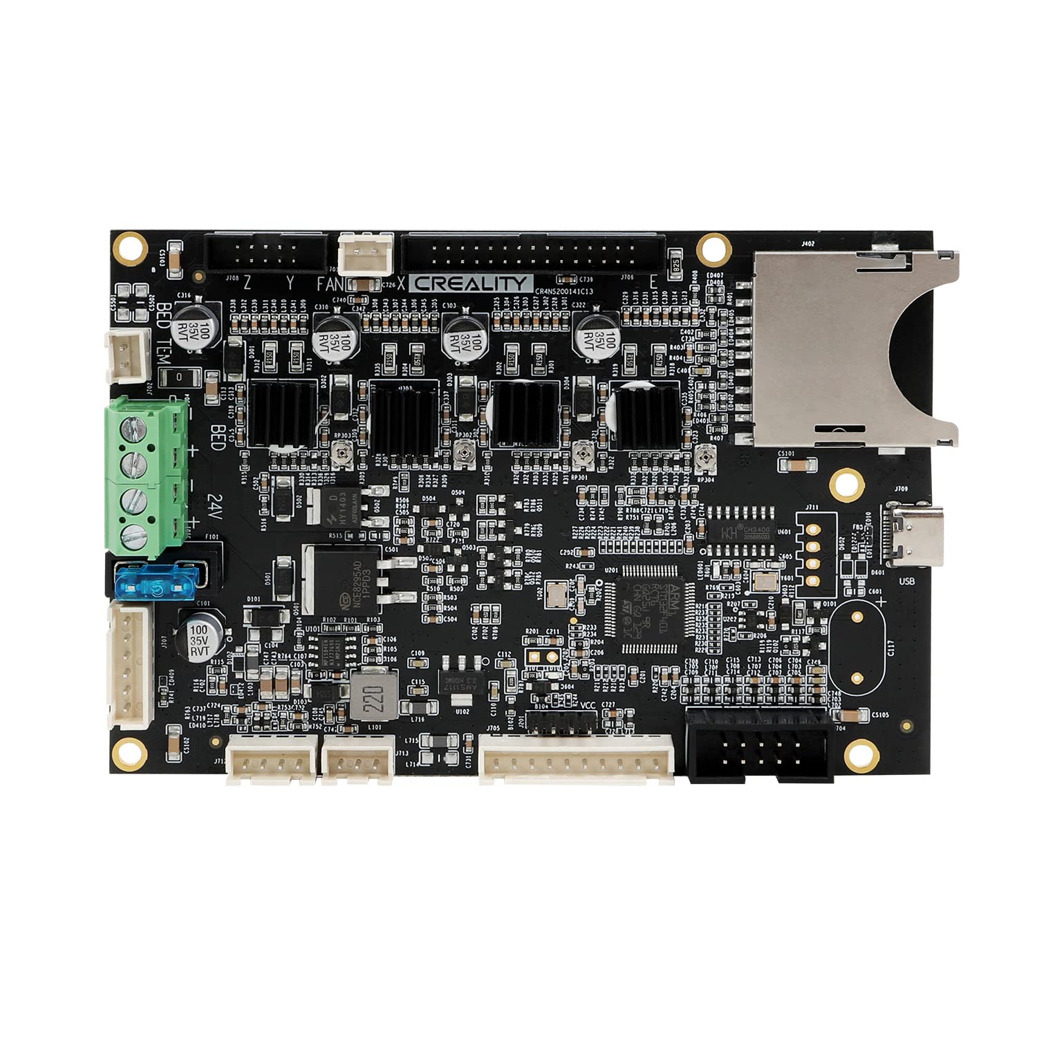 Creality Ender 3 S1 Silent Board,V2.4 Silent Motherboard with TMC2208 Drivers, 32 Bit Silent Mainboard for Ender 3 S1 3D Printer-image-39