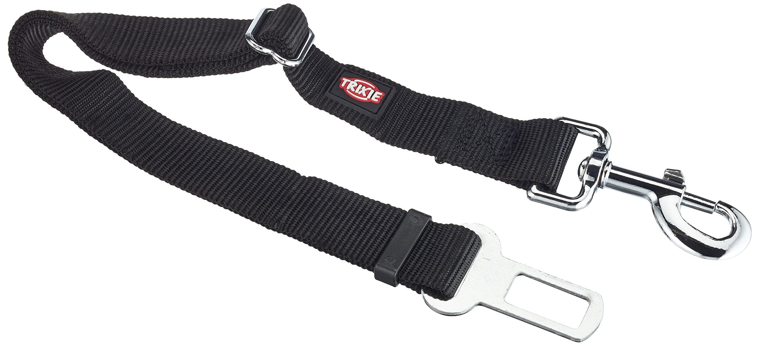 Trixie: - Replacement Short Leash (Seatbelt for Car) Nylon Leash with Stainless Steel Hooks | Adjustable Strap to Suit The Length According to Your Comfort - Black 45–70 cm/25 mm (B09N3PN8YX) Amazon Price History, Amazon Price Tracker