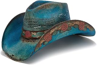 Teal cowboy hat Clearance