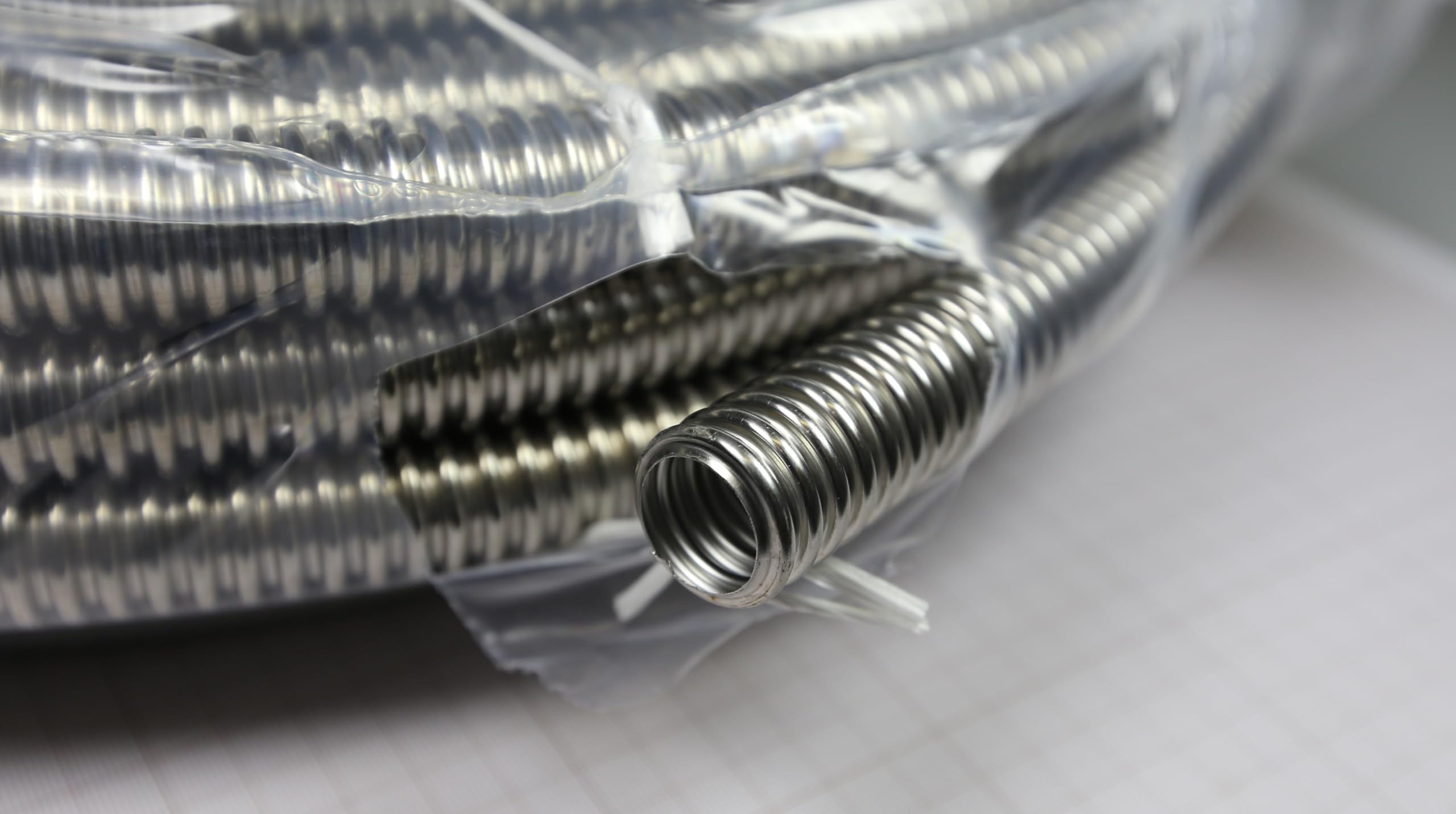 Edelstahlwellrohr DN20 25m Solarleitung Solarrohr Wellrohr flexibel biegsam