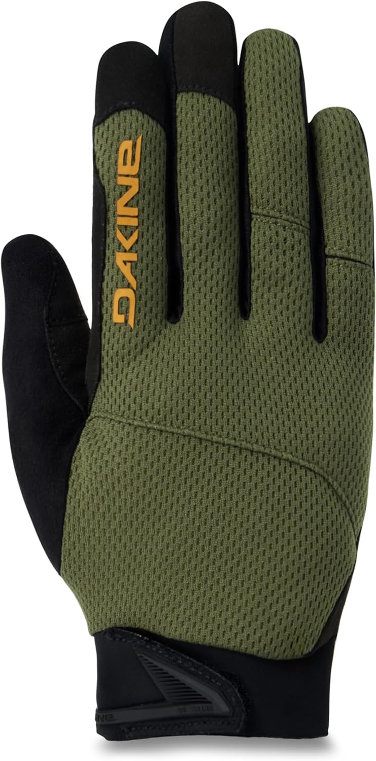 Dakine Bike Gloves for Men, Cycling Gloves with Gel Padding, MTB Riding Gloves with Grip, Touchscreen Compatible, Breathable Bike Gloves, Size: Small, Color: Cypress