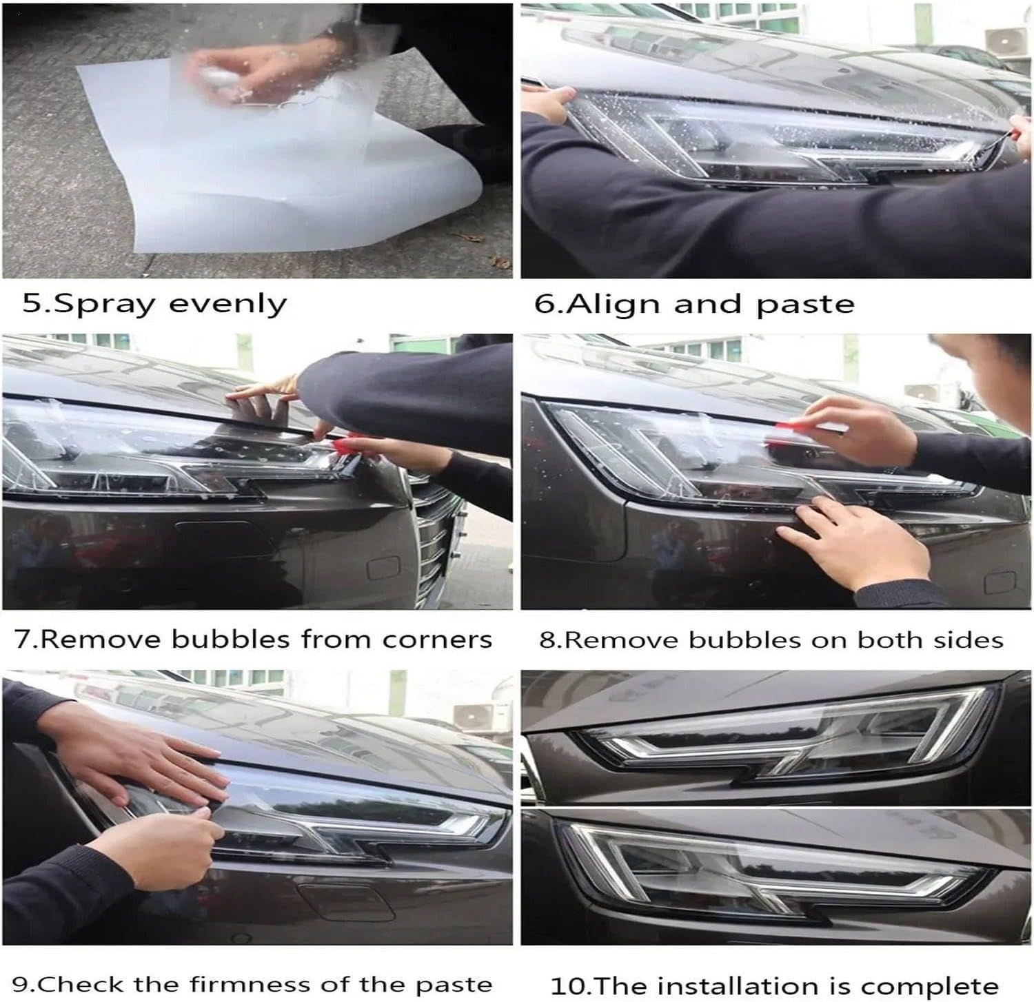 Car Exterior Headlight Anti-Scratch TPU Ppf Protective Film Refit Anti Scratch Protection Film Accessories，for Buick Electra 5 2023-2024