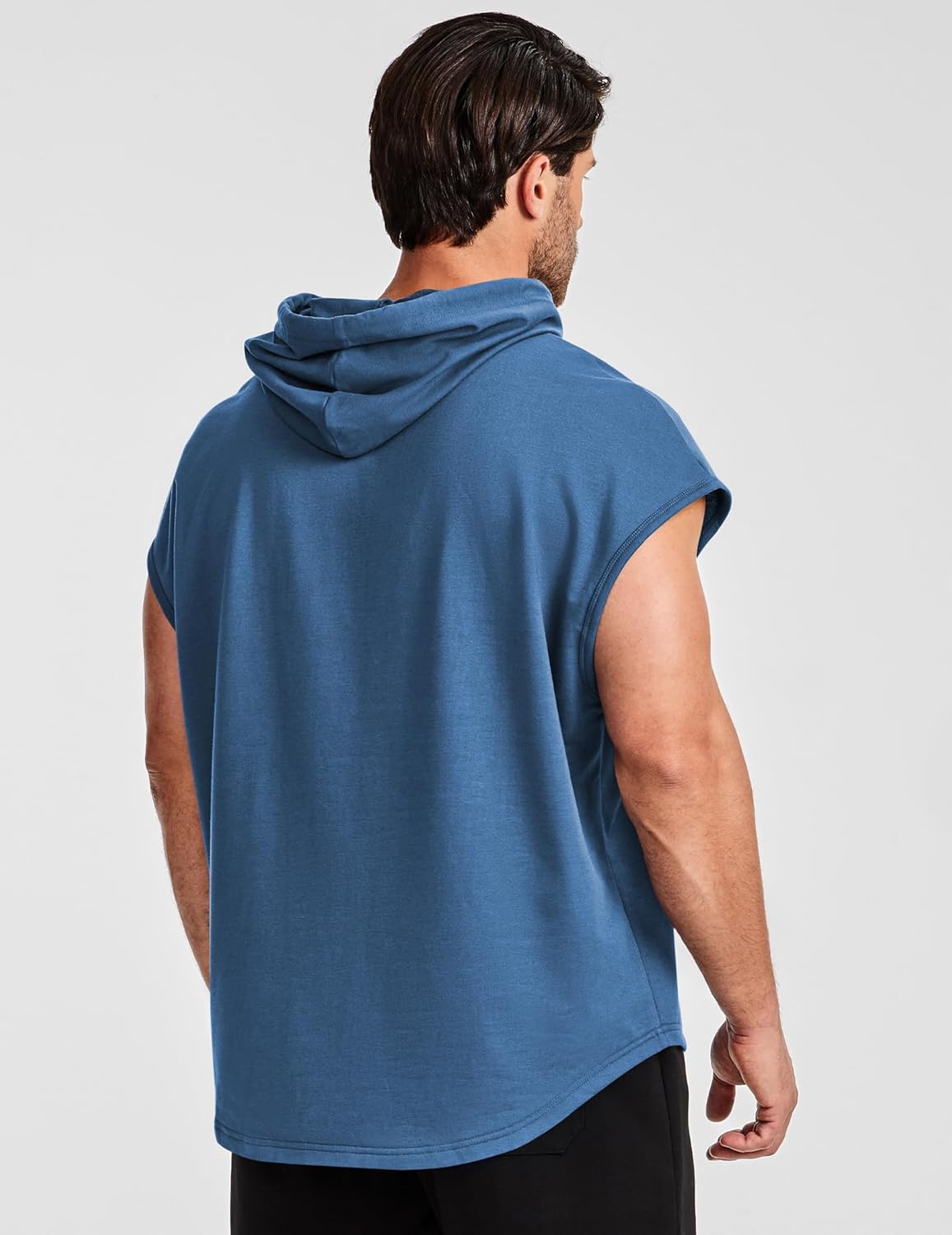 JMIERR Men's Drawstring Hooded Shirts - Casual Loose Fit Cotton Hoodies Tee Shirt for Daily Wear - Image 5