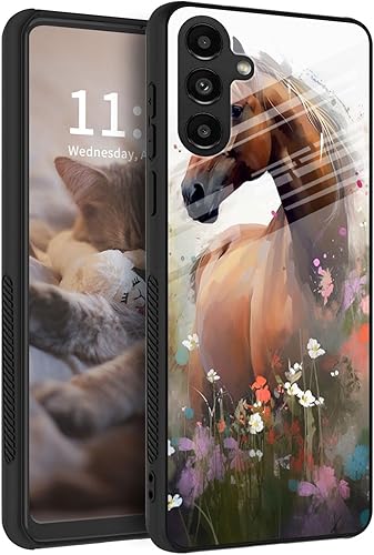 Miniatura 536 de Funda para Samsung Galaxy A13 5G, cuerpo completo resistente de vidrio templado alto+TPU suave parachoques funda protectora para Galaxy A13 5G