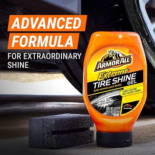 Miniatura 5 de Armor All gel Extreme Tire Shine 77960 y paño de microfibra, 18 onza