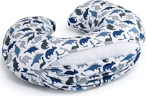 Miniatura 6 de The Peanutshell Juego de 2 fundas de almohada de lactancia, fundas de almohada suaves para recién nacidos, para lactancia, para bebés o niños, apoyo