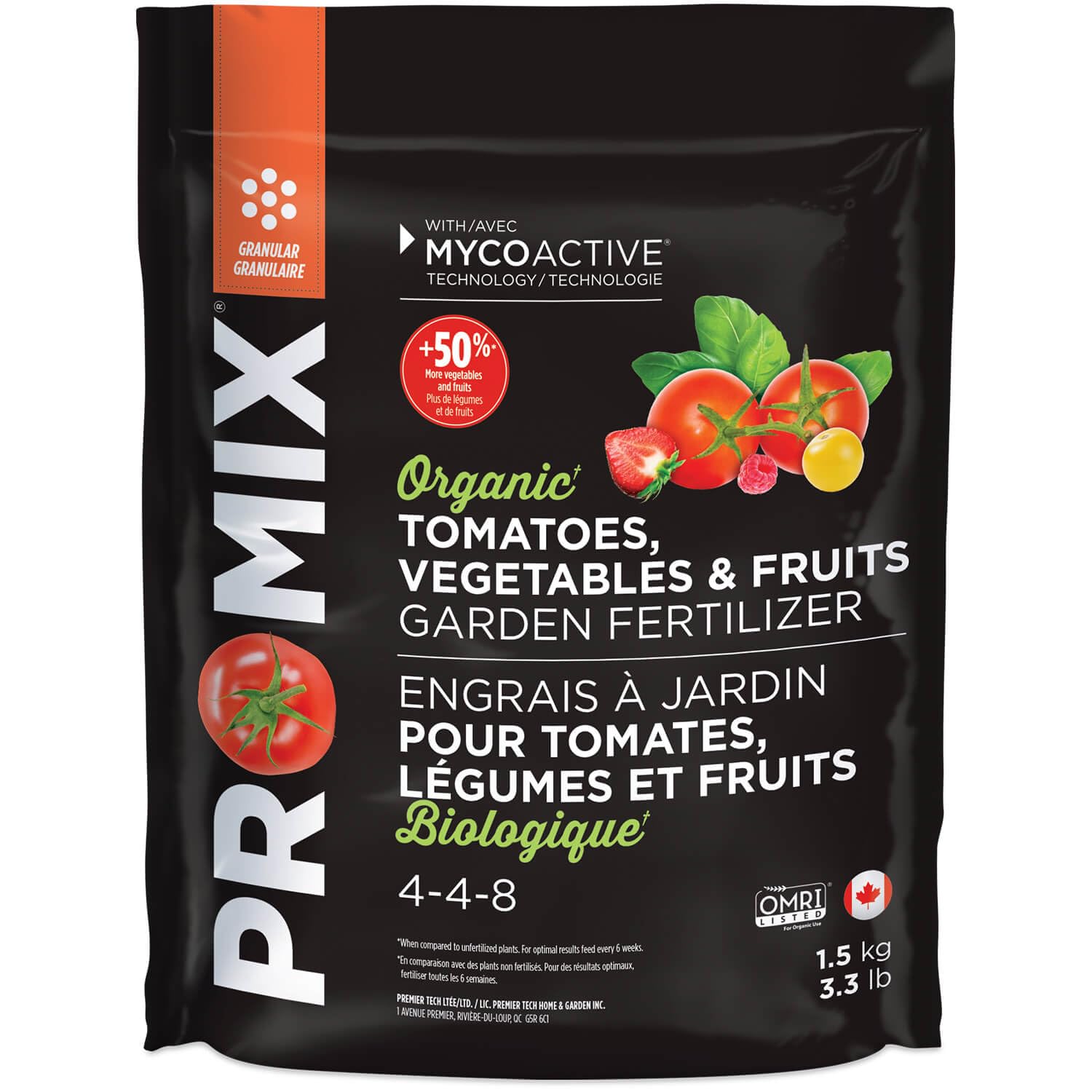 PRO-MIX? Organic Tomatoes, Vegetables and Fruits 4-4-8
